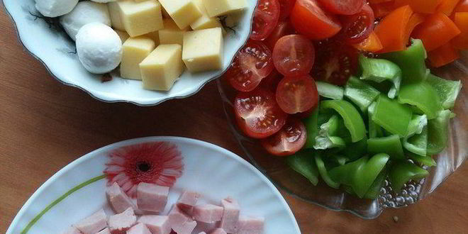 Рецепт мини-пицц крошки