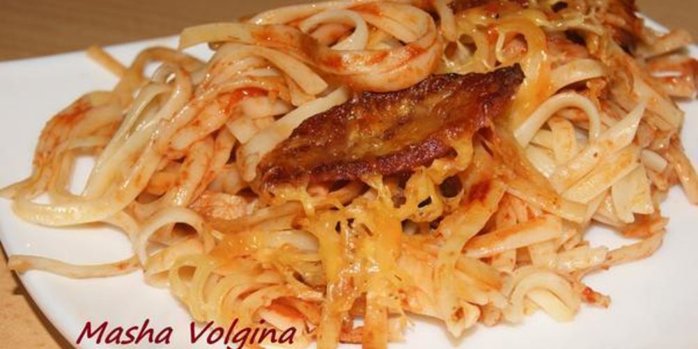 Как приготовить пасту-пиццу в духовке аппетитная