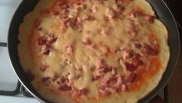 Рецепт Пиццы быстро на сковороде