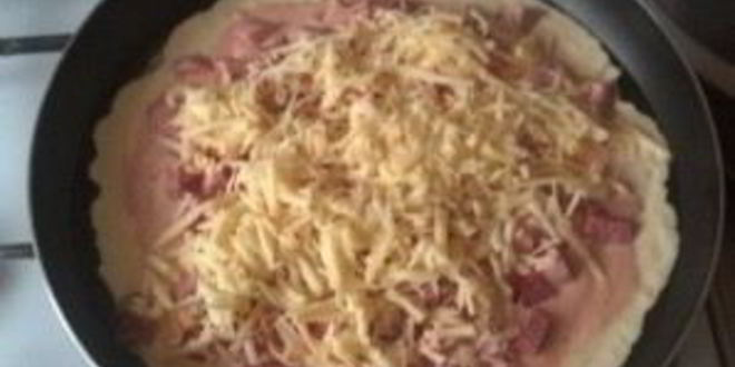 Рецепт пиццы быстро на сковороде