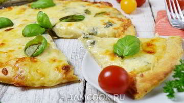 Рецепт Пиццы Четыре сыра