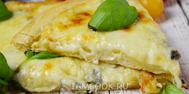 Рецепт пиццы четыре сыра