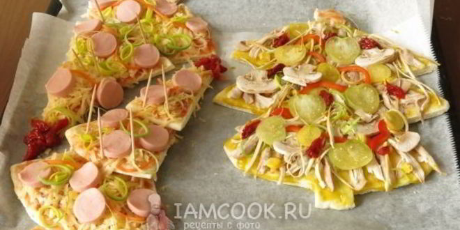 Рецепт пиццы елка