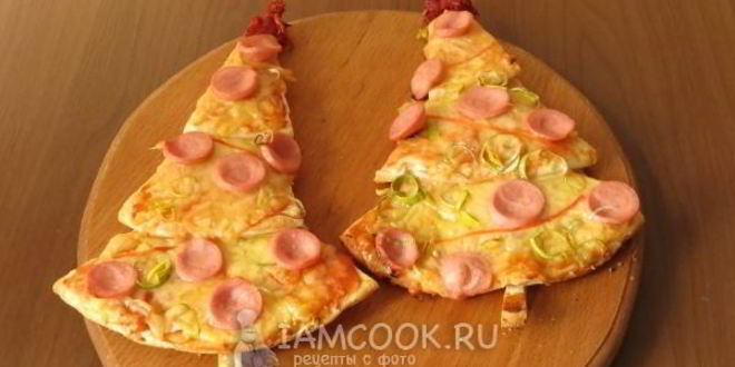 Рецепт пиццы елка