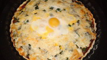 Рецепт Пиццы Фиорентиной