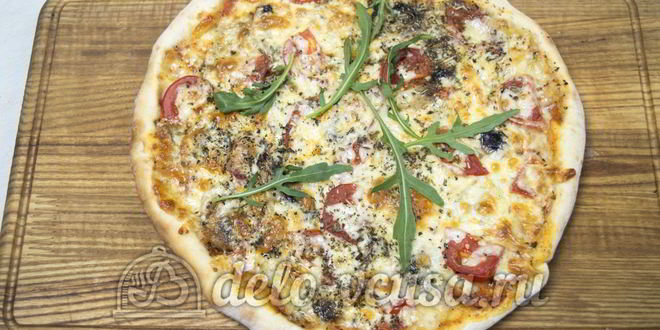 Рецепт пиццы фунги