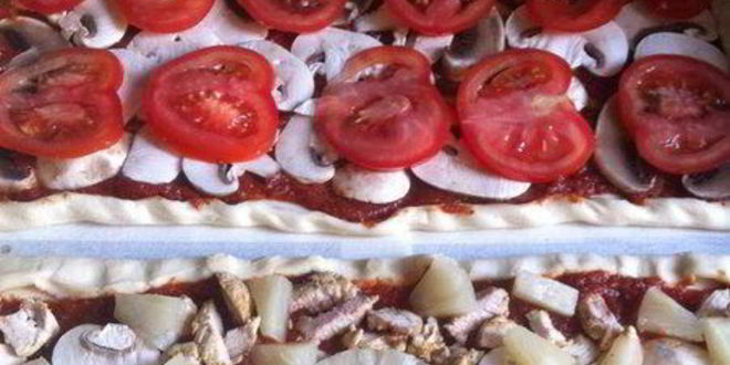 Рецепт пиццы из слоеного теста