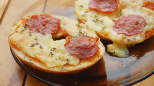 Рецепт Пиццы на батоне