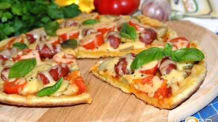 Рецепт Пиццы на сковороде