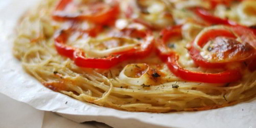 Как приготовить пиццу на спагетти