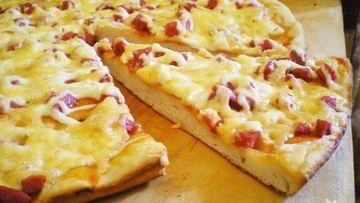 Рецепт Пиццы на тесте из кефира