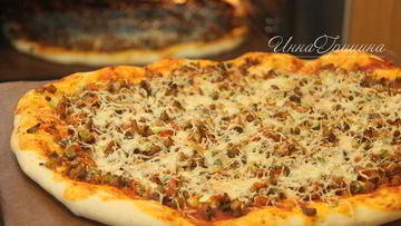 Рецепт Пиццы-пиде из прошлогоднего гуся