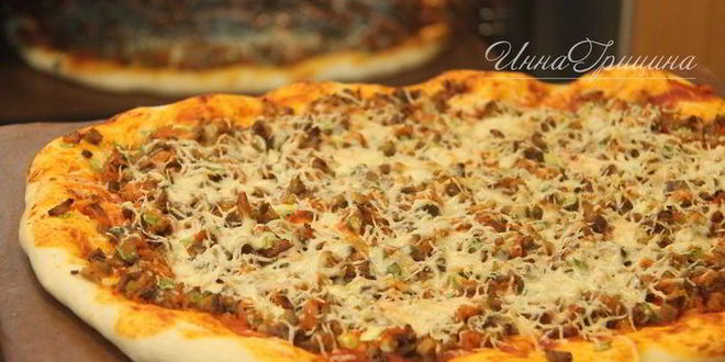 Рецепт пиццы-пиде из прошлогоднего гуся