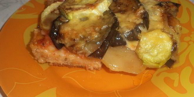 Рецепт пиццы с баклажанами и кабачками