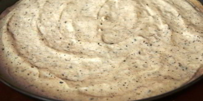 Рецепт пиццы с белым соусом и шампиньонами