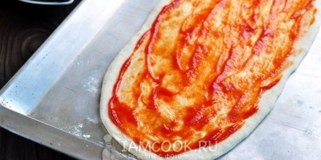 Рецепт пиццы с грибами, артишоками и оливками