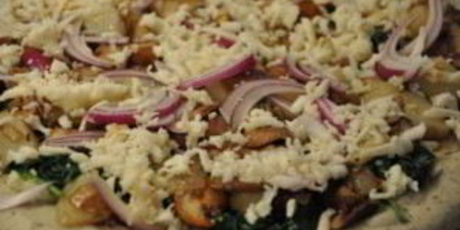 Рецепт пиццы с картошкой и грибами