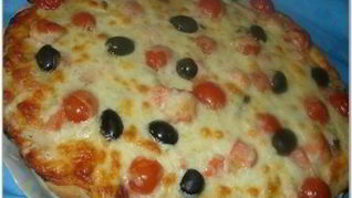 Рецепт Пиццы с колбасой и пицца с морепродуктами