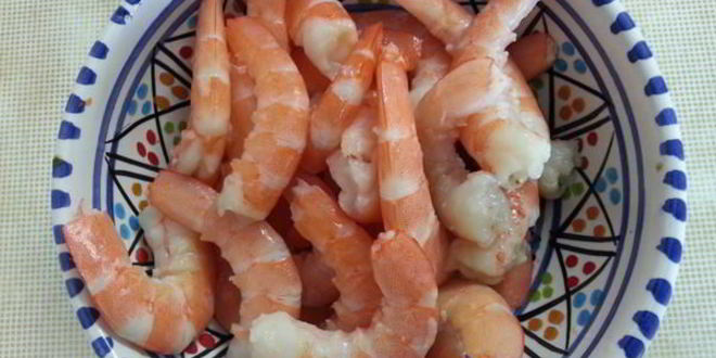 Рецепт пиццы с креветками и рукколой