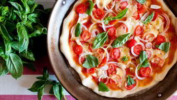 Рецепт Пиццы с помидорами черри