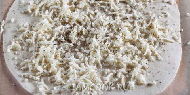 Рецепт пиццы с шампиньонами и сыром