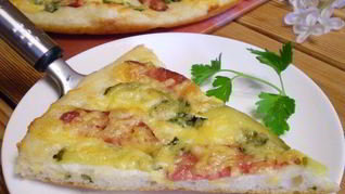 Рецепт Пиццы с солеными огурцами