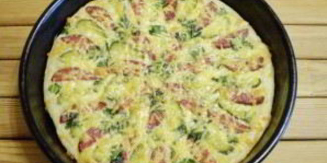 Рецепт пиццы с солеными огурцами