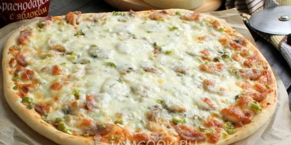 Как приготовить пиццу с сыром сулугуни