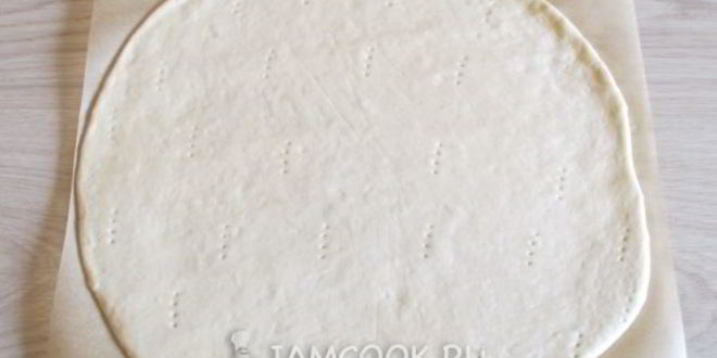 Рецепт пиццы с сыром сулугуни