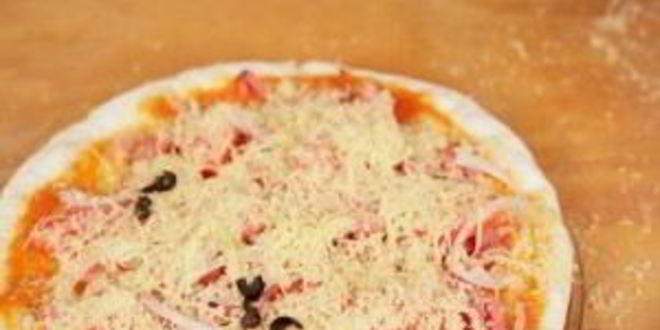 Рецепт пиццы в микроволновой печи