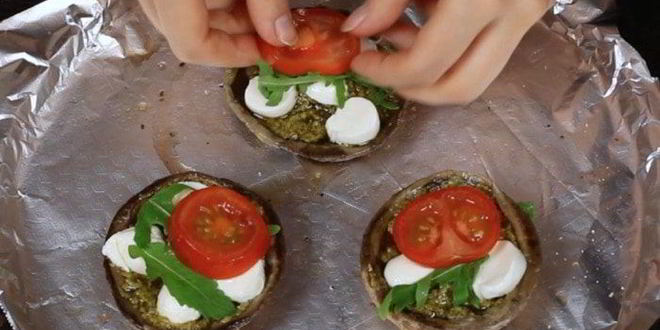 Рецепт портобелло-пиццы