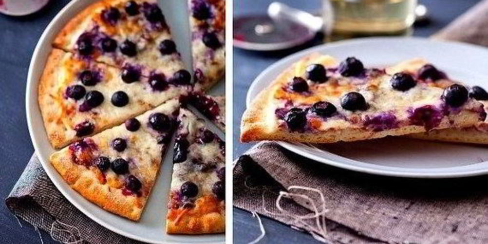 Как приготовить сладкую черничную пиццу