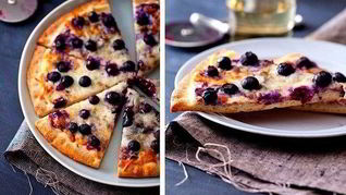 Рецепт Сладкой черничной пиццы