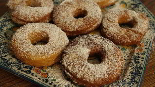 Рецепт Картофельных пончиков в сахарной пудре