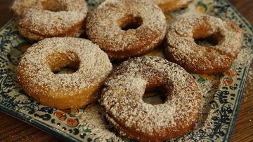 Рецепт Картофельных пончиков в сахарной пудре