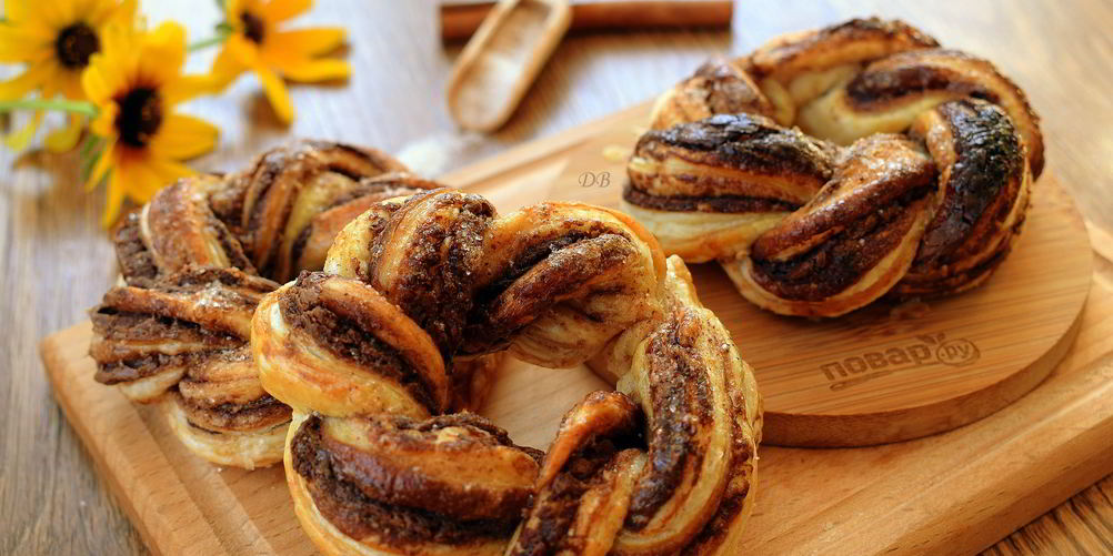 Как приготовить крученые пончики с нутеллой