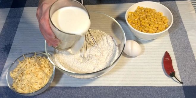 Рецепт кукурузных мини пончики