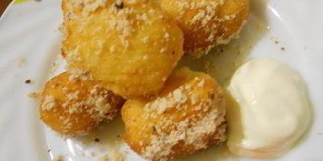 Рецепт лимонных мини-пончиков