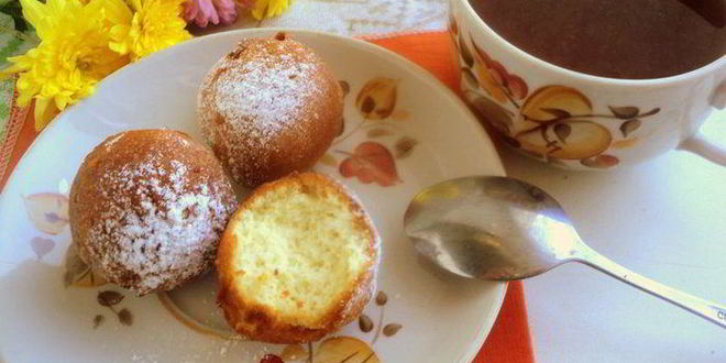 Рецепт пончиков на сгущенном молоке