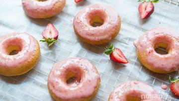 Рецепт Пончиков с глазурью