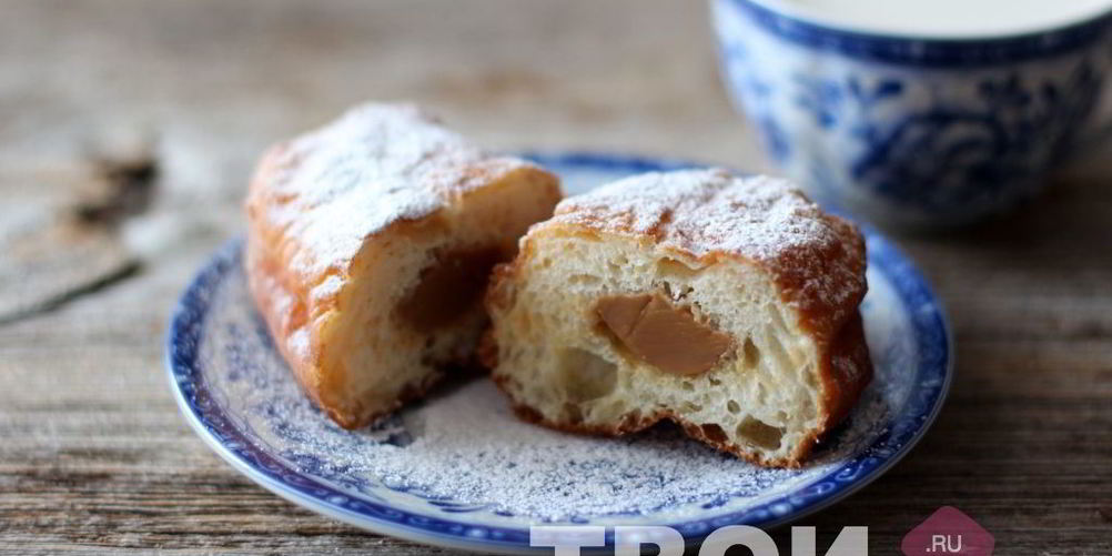Как приготовить пончики со сгущенкой
