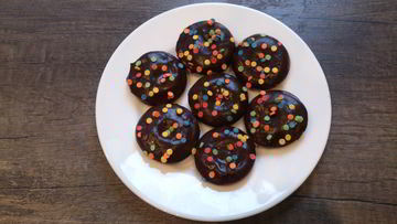 Рецепт Пончиков в шоколадной глазури