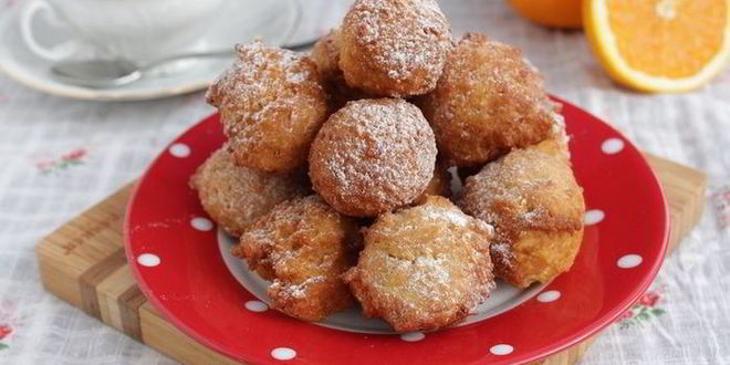 Рецепт пончиков zeppole с апельсиновым ароматом и нежностью яблока