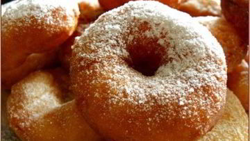 Рецепт Шоколадна-кокосовых пончики