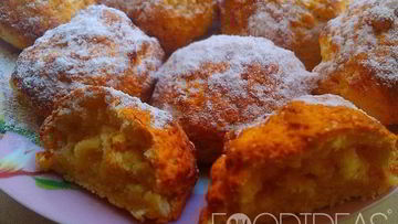 Рецепт Творожных пончиков в духовке