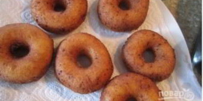Рецепт творожных пончиков