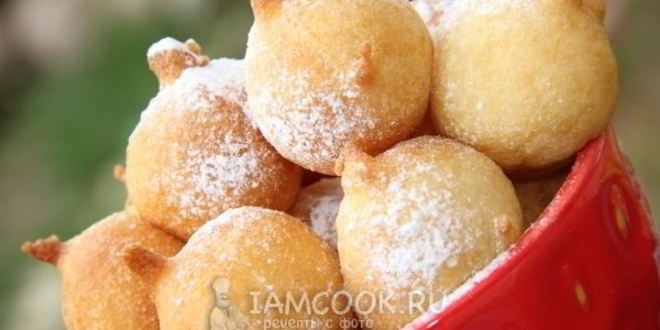 Рецепт воздушных пончиков на кефире