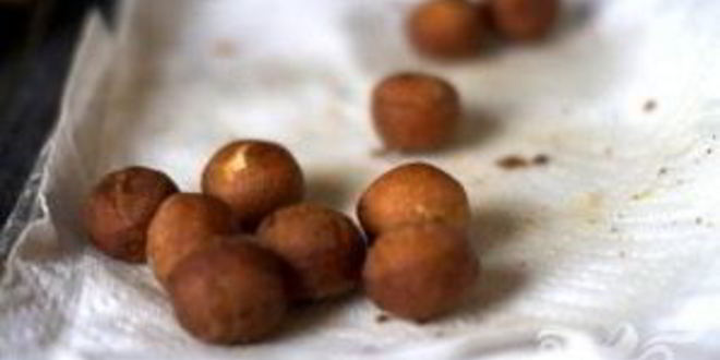 Рецепт яблочных пончиков