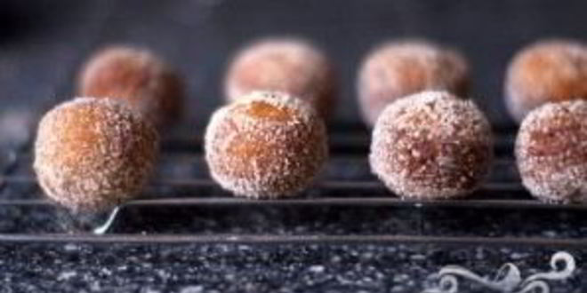 Рецепт яблочных пончиков