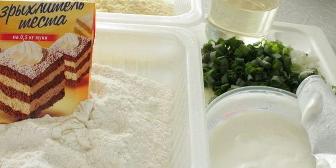 Рецепт кукурузни коврижка с зеленью